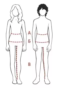 Джинсы - Полный чертеж